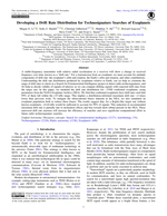 Developing a Drift Rate Distribution for Technosignature Searches of Exoplanets