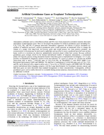 Artificial Greenhouse Gases as Exoplanet Technosignatures